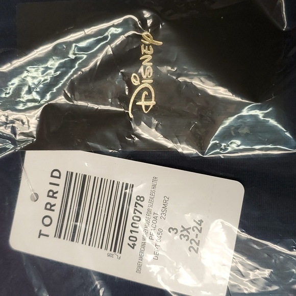 ❤️NWT VINTAGE TORRIID TEE - MICKEY MOUSE FOXY HALTER DISNEY AMERICANA  PLUS SIZE - Picture 11 of 16